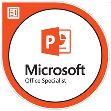 microsoft office specialist powerpoint award