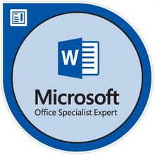 microsoft word expert award